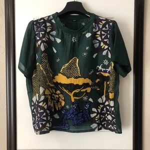 *Rare* 45R Silk "Square T-Shirt"